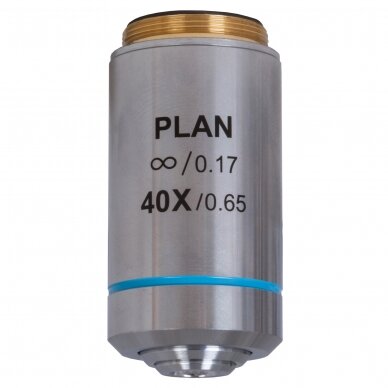 Achromatinis objektyvas Levenhuk MED 40x Infinity Plan Achromatic Objective 1