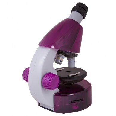 Mikroskopas LabZZ M101, violetinė spalva 2