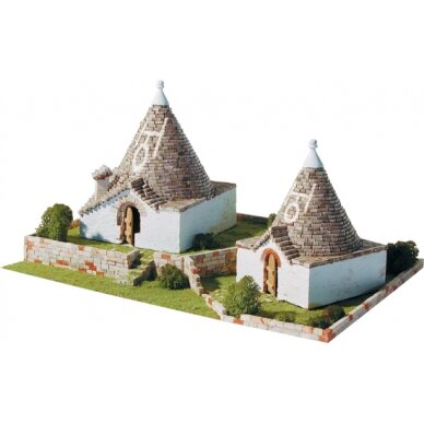 Mažų plytelių modeliavimo konstruktorius Alberobelio trulio kompleksas (Italija)