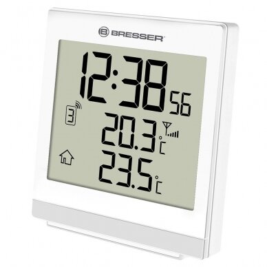 Meteorologinė stotelė Bresser TemeoTrend SQ RC, baltos spalvos