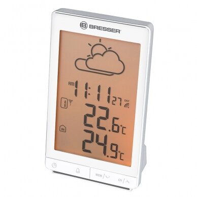 Meteorologinė stotelė Bresser TemeoTrend STX RC, balta