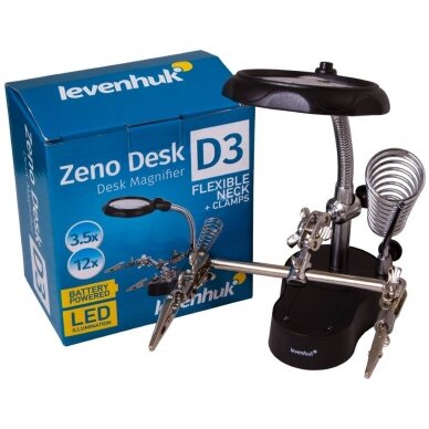 Padidinimo stiklas Levenhuk Zeno Desk D3 1