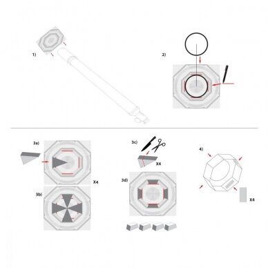 Saulės filtrai Explore Scientific Sun Catcher, 110-130mm teleskopams 3